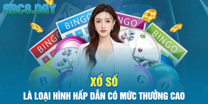 Xổ số ABC8 hấp dẫn có mức thưởng cao 